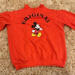 Disney Kids Orange Mickey Mouse Hoodie
